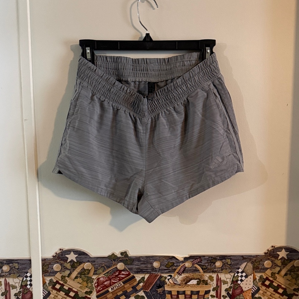 adidas Women's Gray Athletic Shorts